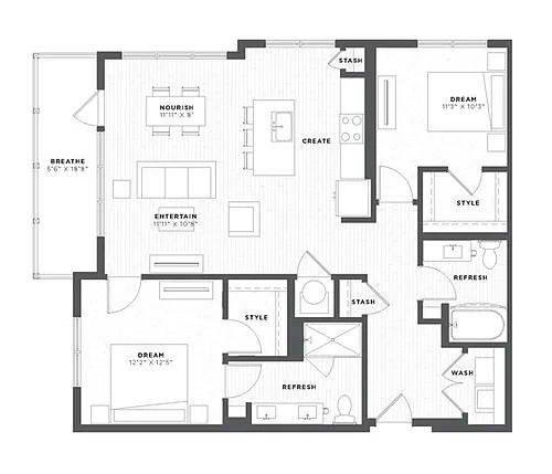 Floor plan B2