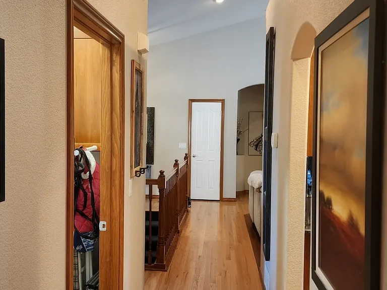 Hallway between Kitchen and Laundry Room