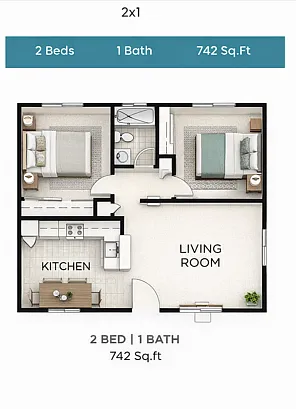 Floor plan 2X1