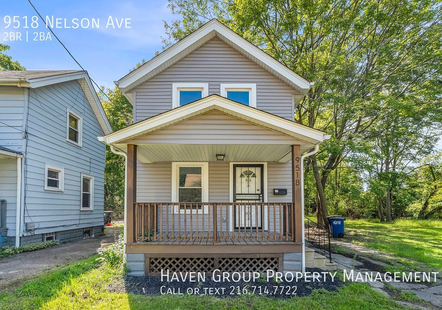 9518 Nelson Ave, Cleveland, OH 44105- Spacious 2-bed 1.5-bath single-family home! — Photo 1