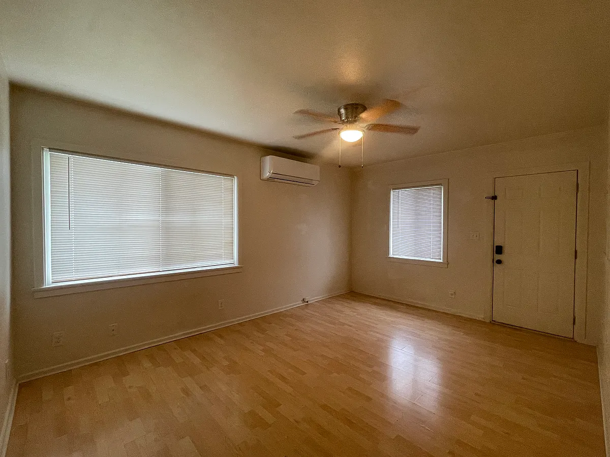 Main living room with mini split heating and cooling. - 2810 Fairmount Ave