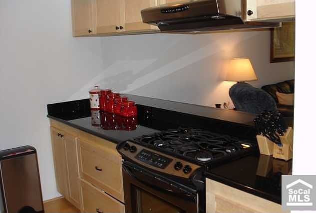 Custom maple cabinets with granite countertops