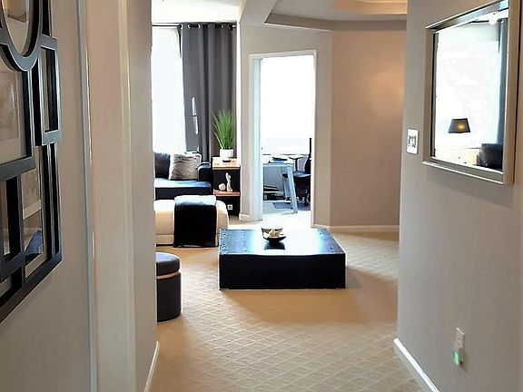 Hallway to open living space