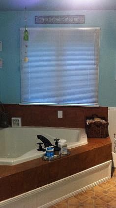 Master Bathroom with garden tub.