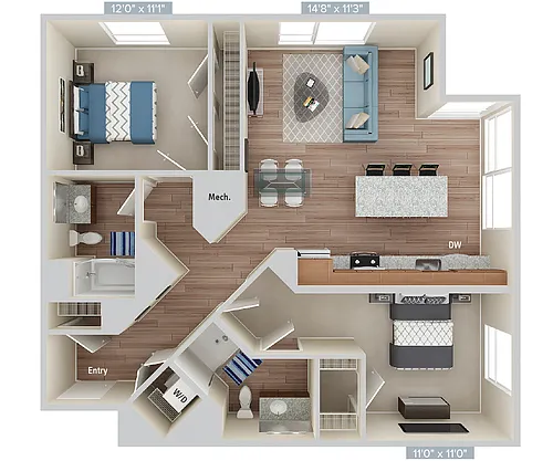 Floor plan 544