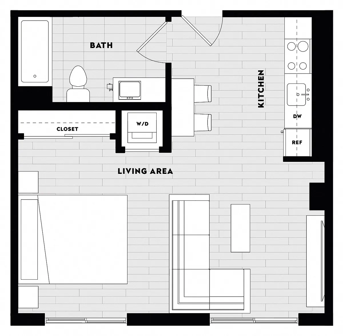 Floor plan Studio S2