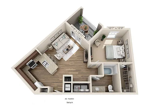 Floor plan Franklin
