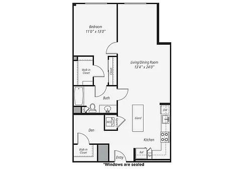 Floor plan A3-105