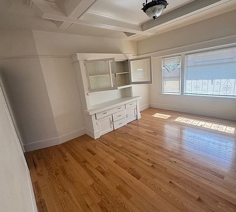 Dining room with built in hutch
