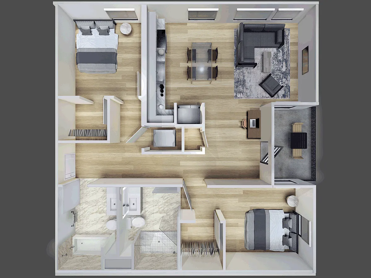 Floor plan B3