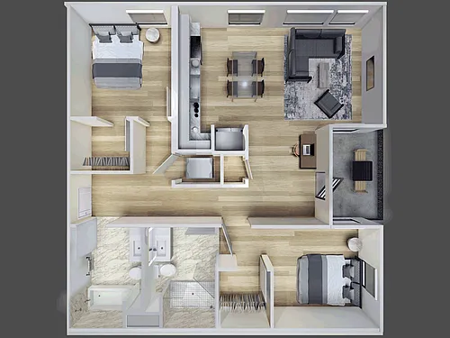 Floor plan B3