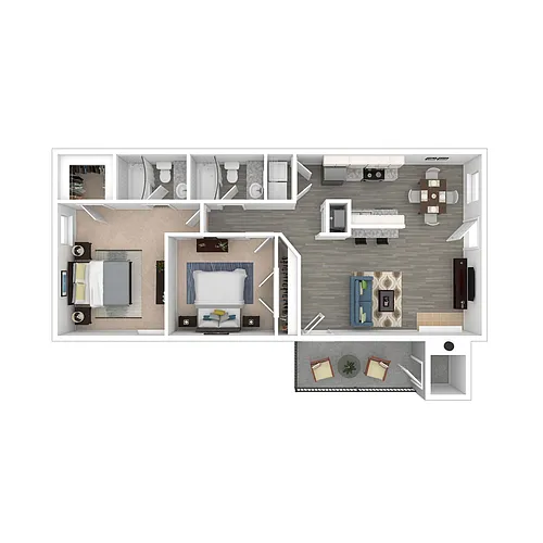 Floor plan Relay - 2x2 Medium