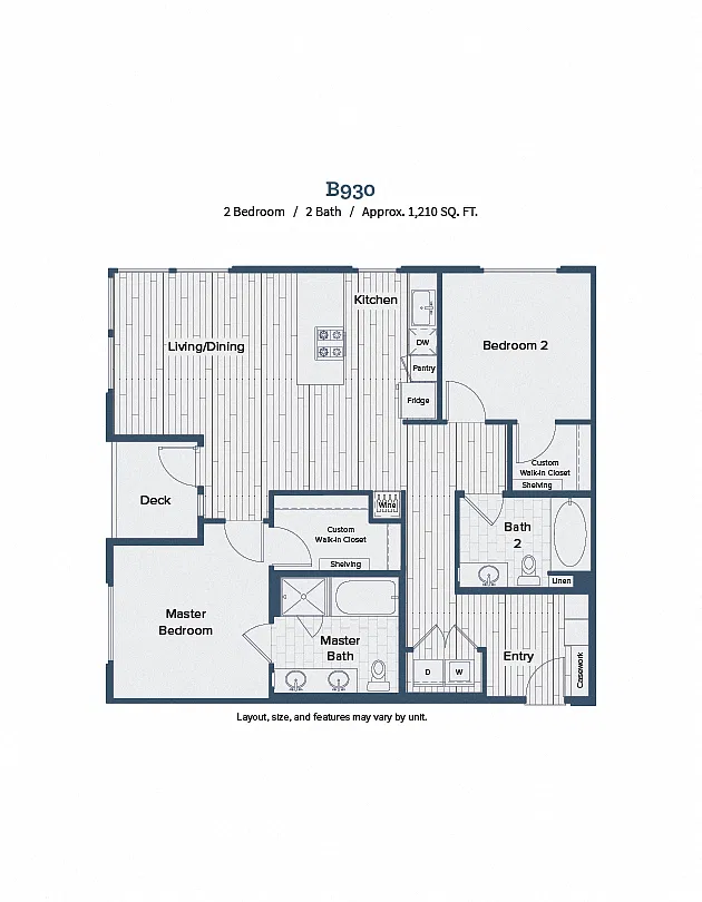 Floor plan B930