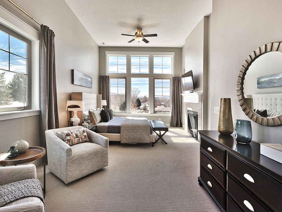 This master suite is truly breathtaking. 13 foot ceilings and tall windows truly make this space feel like a refuge.