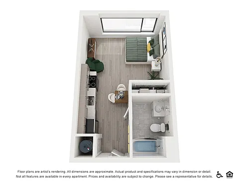 Floor plan Studio