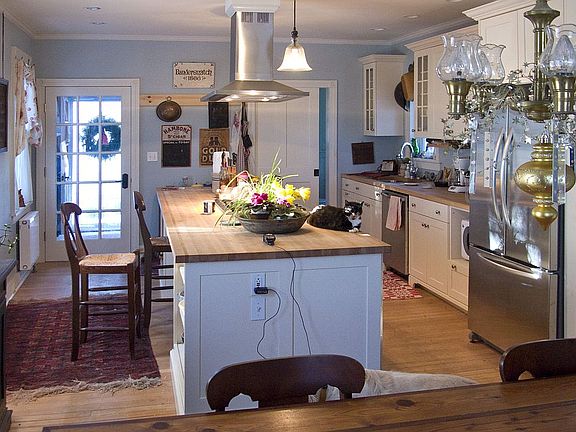 Remodeled kitchen and dining