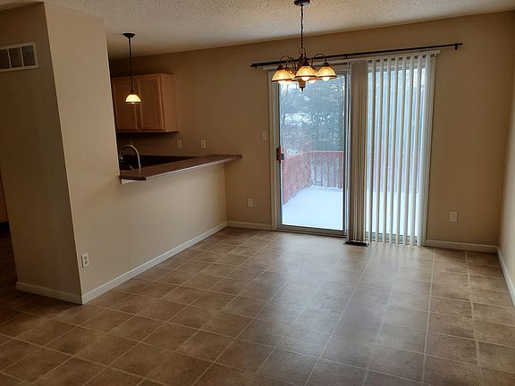 Breakfast room off the kitchen and leads to the deck.