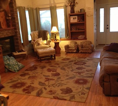 open layout living room