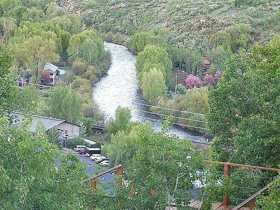 Yampa River view from deck