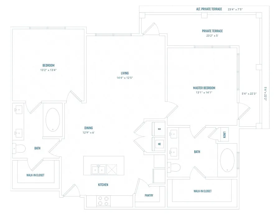 Floor plan B2