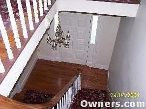 upstairs down view of entrance