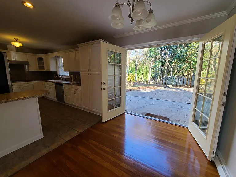 A back patio perfect for entertaining.