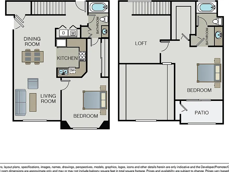 Plan 2A + Loft Townhome
