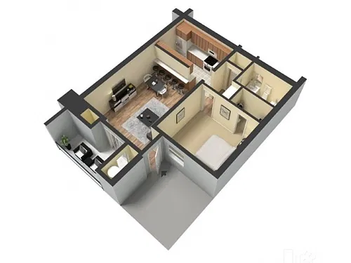 Floor plan B (Remodel)