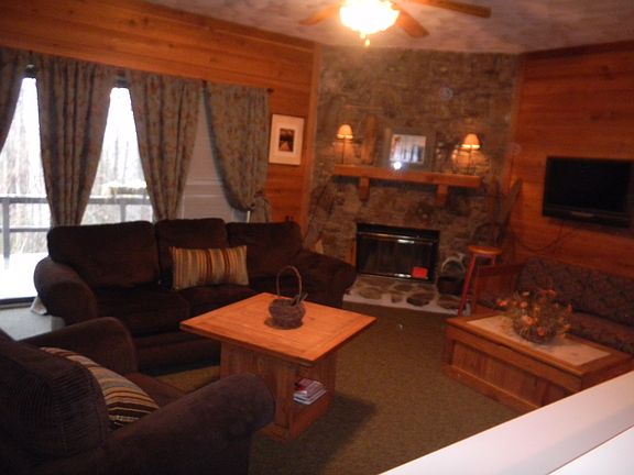 Living area W log burner
