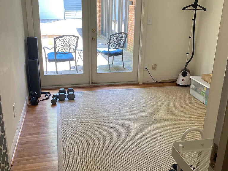 bonus room leading to patio.