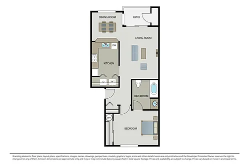 Floor plan Plan 1A