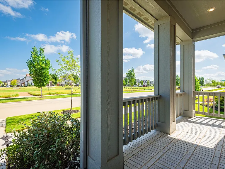 View from the covered front porch
