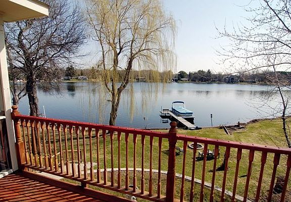 View of lake from upper deck