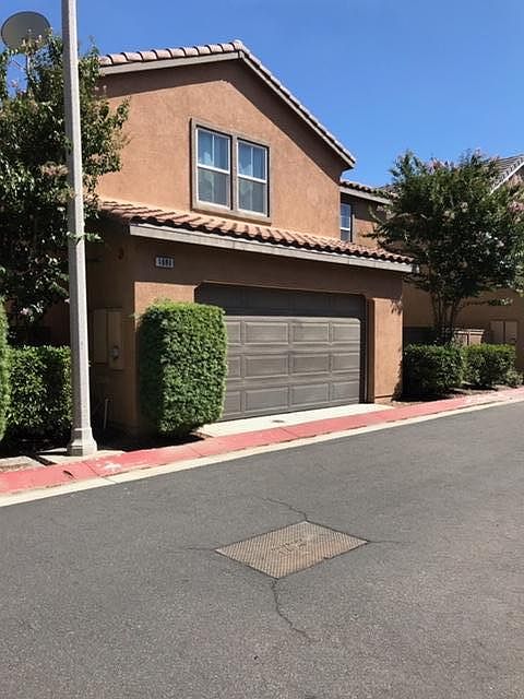 Back side of house - garage opening