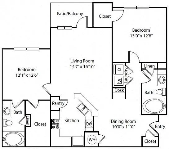 Floor plan 2C Renovation 3