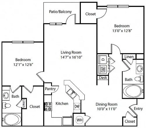 Floor plan 2C Renovation 3