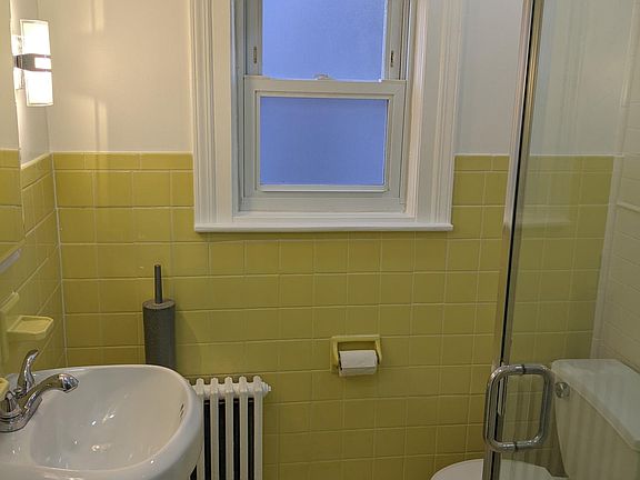 bathroom with enclosed shower