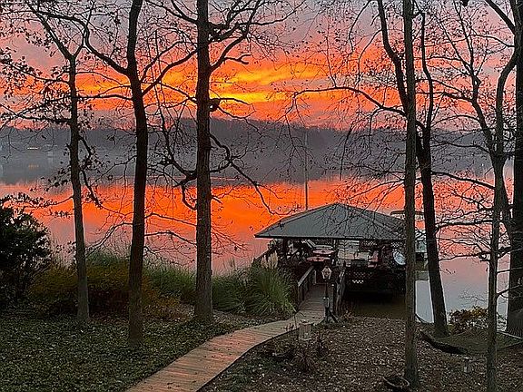 Wake up to a lovely sunrise.