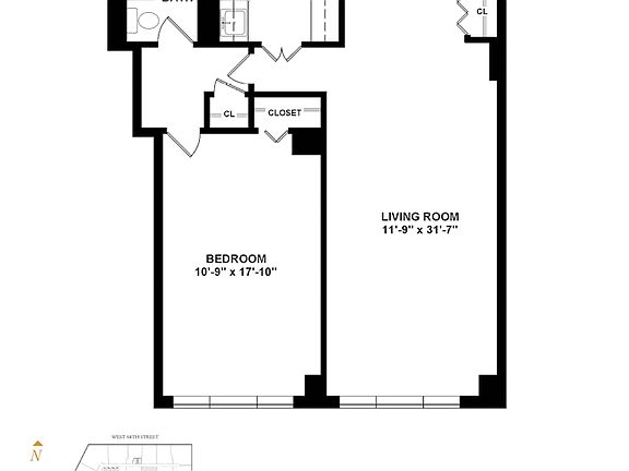 2nd image of 20 W 64th St APT 40T