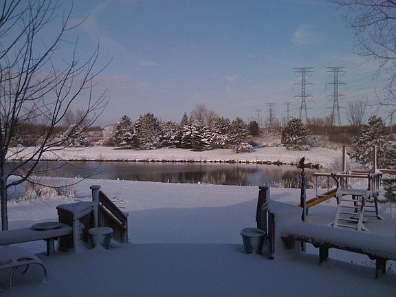Winter view off deck