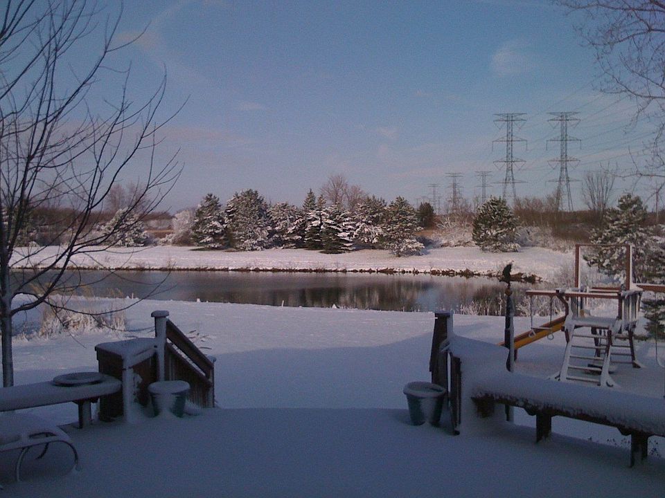Winter view off deck