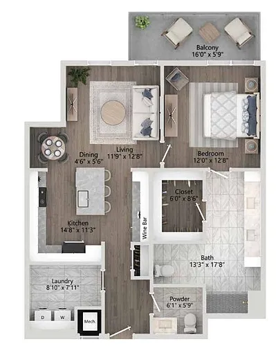 Floor plan A1