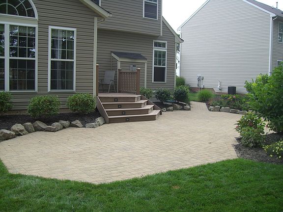 Unilock Patio & Trex Deck