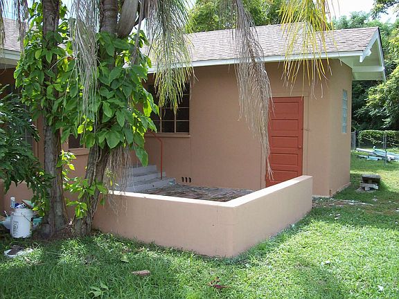 Rear patio view