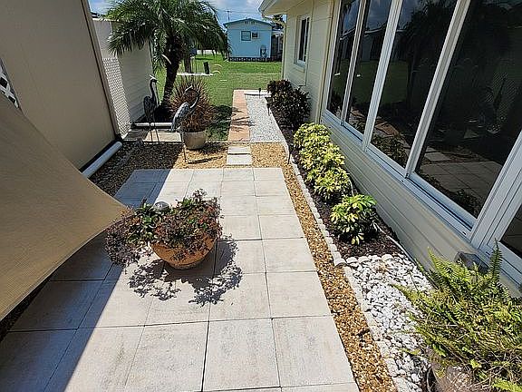 patio area