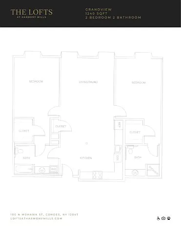 Floor plan Grandview U - Fallsview