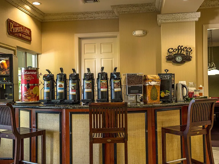 Coffe bar in clubhouse