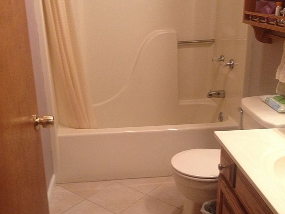 Master Bath w/ tile flooring