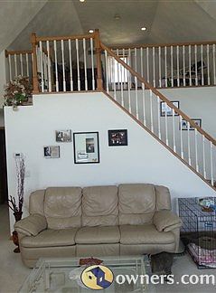 livingroom open to loft