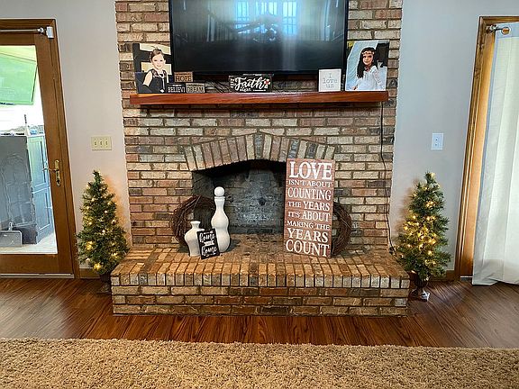 Fireplace in LR